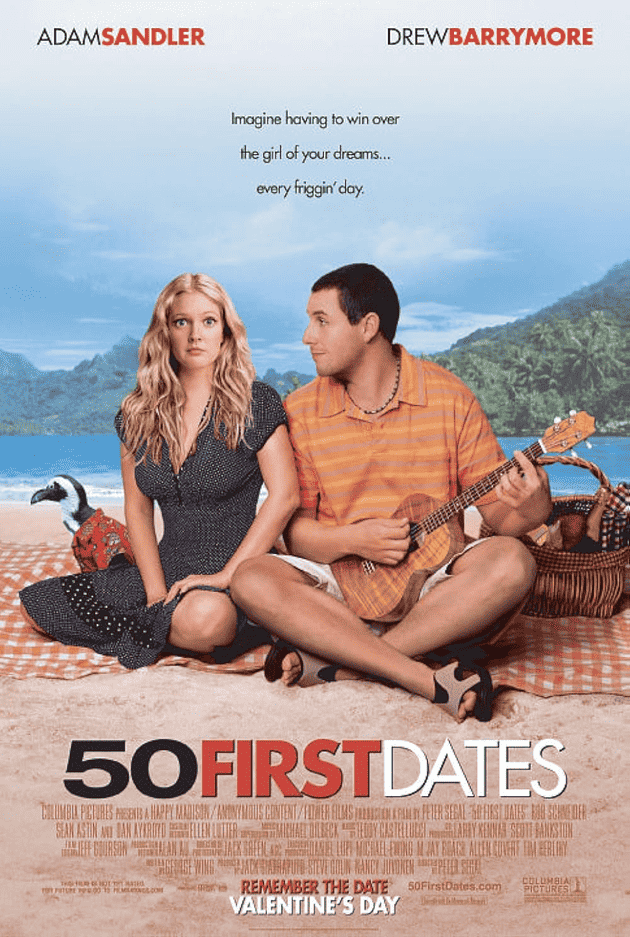 50 First Dates movie poster